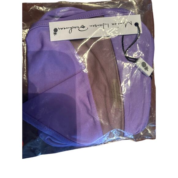 Monica Hansen Beachwear NWT Money Maker Bikini Bottom Purple in Size Small - Picture 2 of 2